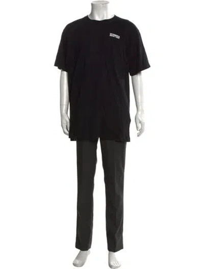Pre-owned Vetements Definition Graphic Print In Black