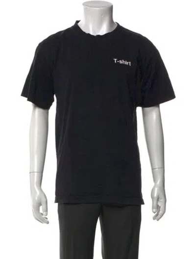 Pre-owned Vetements Definition Graphic Print T-shirt In Black