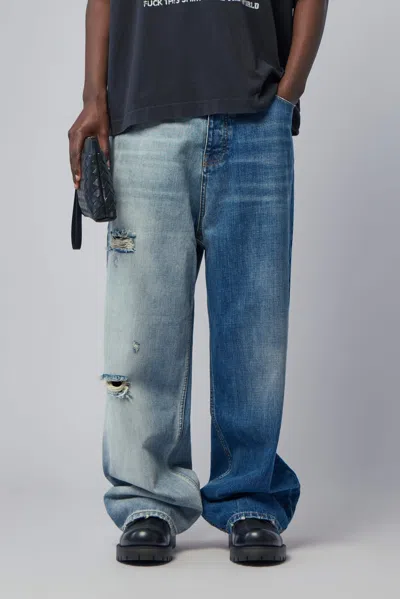 Vetements Degrade Effect Jeans In Blue