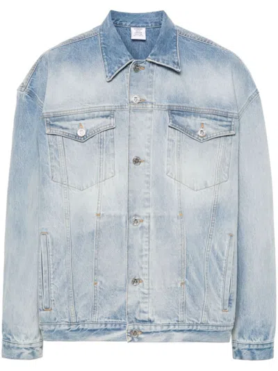 VETEMENTS DENIM REGULAR FIT JACKET