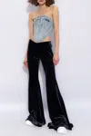 Vetements Cotton Denim Corset In Blue