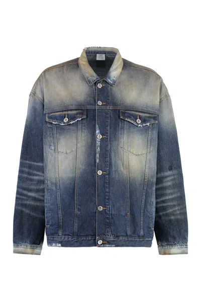 Vetements Denim Jacket In Blue