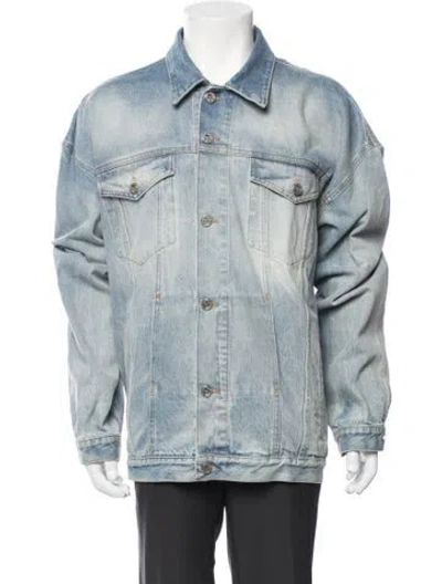 Pre-owned Vetements Denim Jacket In Blue