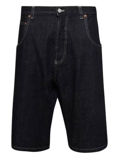 Vetements Denim Utility Shorts In Blue