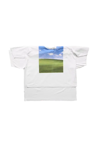 Vetements Desktop Double Layered T-shirt White
