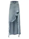 Vetements Logo Denim Skirt