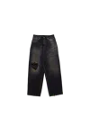 Vetements Distressed Baggy Jeans Blackout In Black