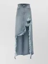 Vetements Logo Denim Skirt
