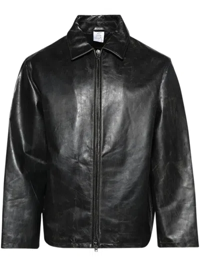 Vetements Distressed-effect Jacket In Black