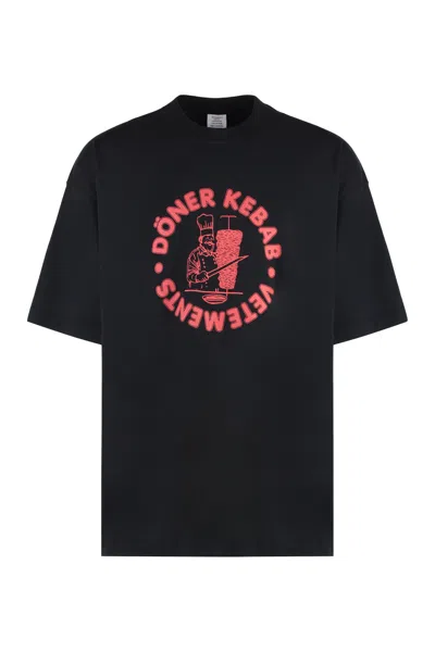 人気★関税込【VETEMENTS】ドネルケバブ TシャツBlack 人気☆関税込【VETEMENTS】ドネルケバブ TシャツBlack
