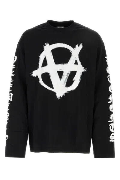 VETEMENTS DOUBLE ANARCHY LONG SLEEVED T-SHIRT