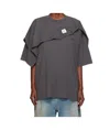 Vetements Double-layer T-shirt In Black