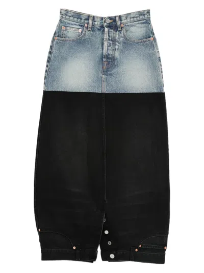 VETEMENTS DOUBLE MIDI SKIRT