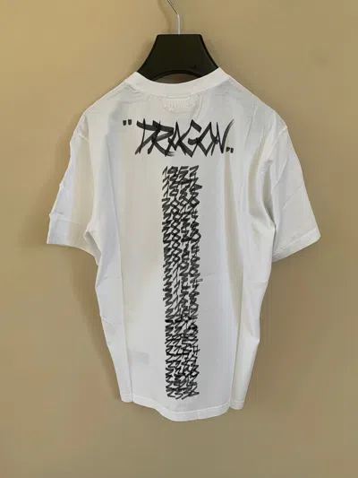 Pre-owned Vetements “dragon” Tee In White