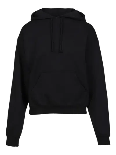 Vetements Drawstring Hoodie In Black