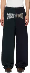 Vetements Black Cradle Of Filth Logo Baggy Sweatpants In Black