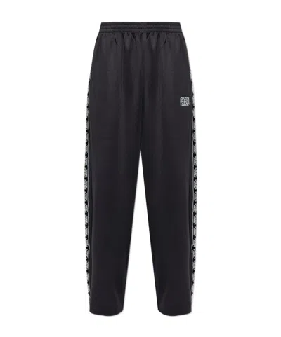 Vetements Elastic Waist Track Pants In Black