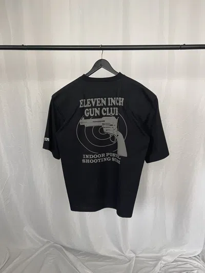 Pre-owned Vetements Eleven Inch Gun Club Top In Black
