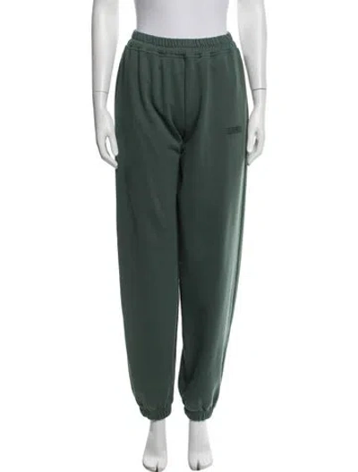 Pre-owned Vetements Embroidered Accent Sweatpants In Green