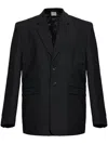 Vetements 'blazer Brodé Du Logo' In Black