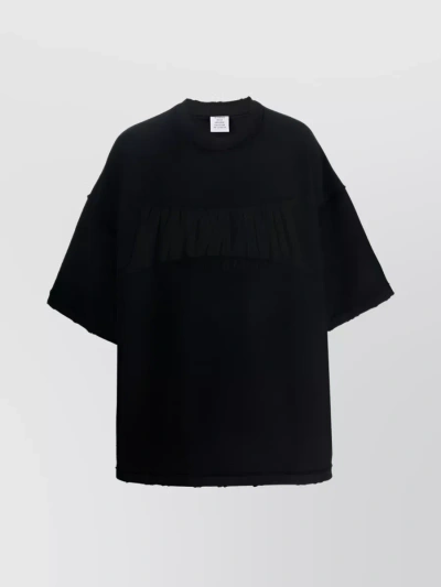 Vetements T-shirt-s Nd  Male In Black