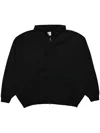 Vetements Embroidered Logo Oversized Zip-up Hoodie In Black