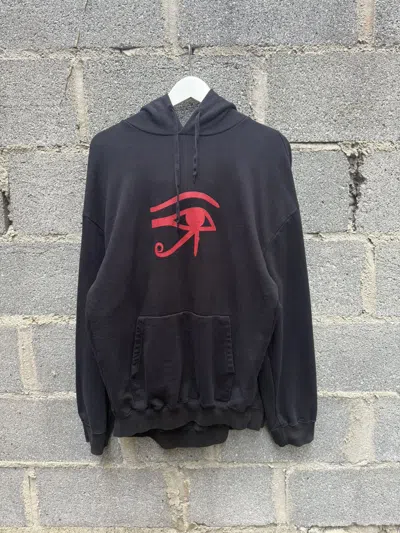 Pre-owned Vetements Eye Of Horus Hoodie In Black