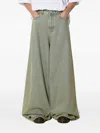 Vetements Faded Wide-leg Jeans In Gray