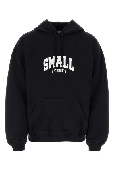 Vetements Hoodie Mit Logo-print In Black