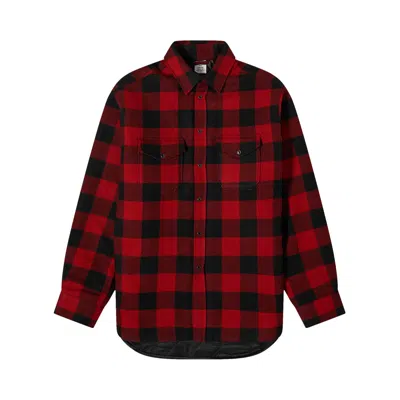 Pre-owned Vetements Flannel Shirt 'red/black Check' | Men's Size Xl