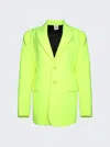 Vetements Fleece Tailored Blazer Jacket In Multi