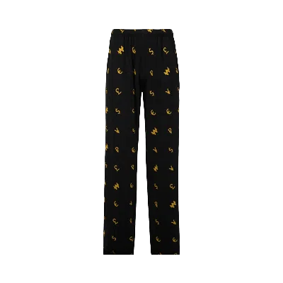 Pre-owned Vetements Fluid Jersey Pants 'currency' In Multi-color