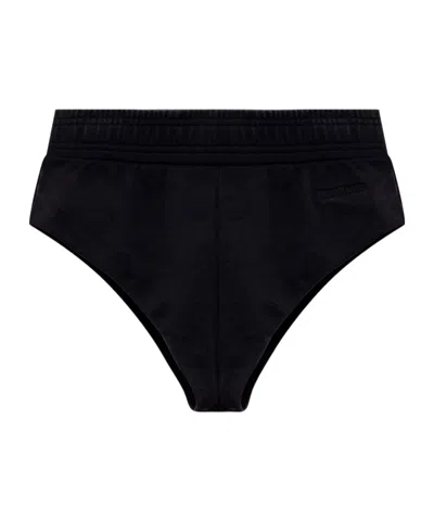 Vetements French Terry Cloth Shorts In Black