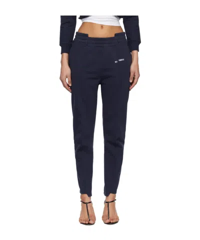 Vetements French Terry Cloth Sweatpants In Black