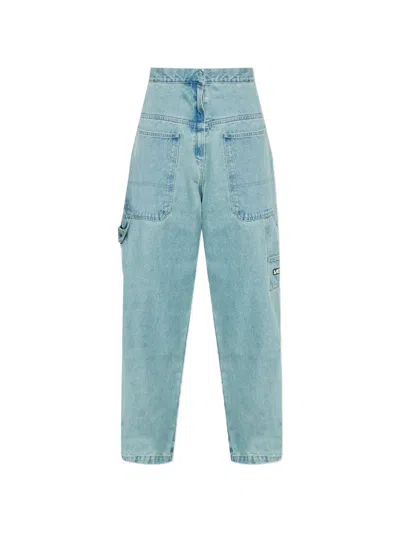 Vetements Wide-leg Utility Jeans In Blue