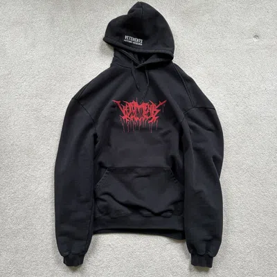Pre-owned Vetements Fw17 Death Metal Tour 2018 In Black