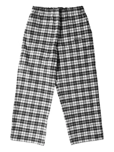 Vetements Gingham-check Trousers In Multi