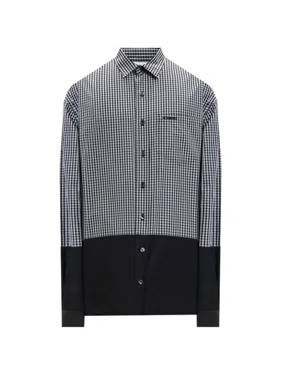 Vetements Gingham Chest Pocket Shirt In Blue