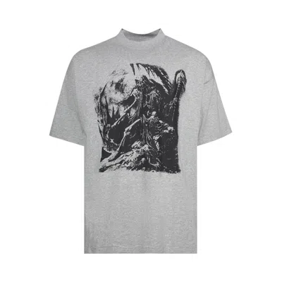Pre-owned Vetements Goth Oversized T-shirt 'grey Melange' | Men's Size Xs