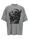 Vetements Goth T-shirt Gray In Gray