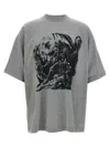 Vetements Goth Oversized Tee Grey Melange In Gray