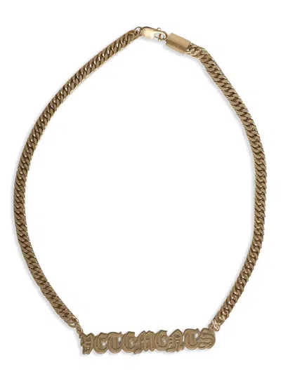 Vetements Halskette Mit Gotik-logo In Gold