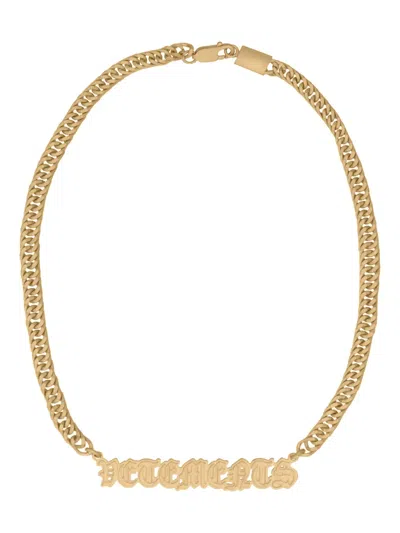 VETEMENTS GOTHIC LOGO NECKLACE