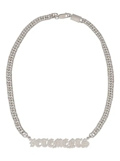 VETEMENTS 哥特风LOGO项链