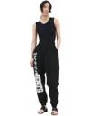 Vetements Gothic Logo Sweatpants In Black