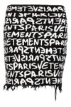 Vetements Paris Monogram High-waisted Mini Skirt