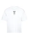 Vetements White Bats Logo Regular T-shirt In White