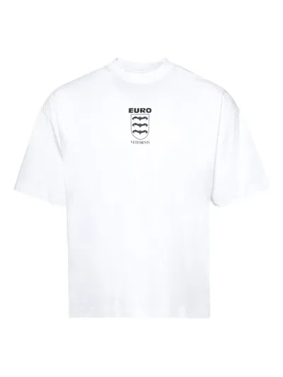 VETEMENTS GRAPHIC-LOGO T-SHIRT