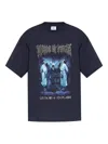 Vetements Graphic-print Cotton T-shirt In Blue