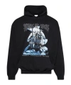 Vetements Graphic-print Hoodie In Black
